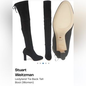 Ledyland Tie Back Tall Boots Brand New size 9.5